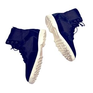 SOREL CARIBOU WOMENS BLACK SUEDE ANKLE WATERPROOF SHOE BOOTS 8